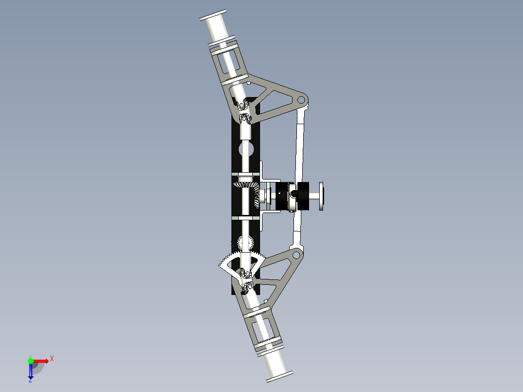 转向差速设计俯视图