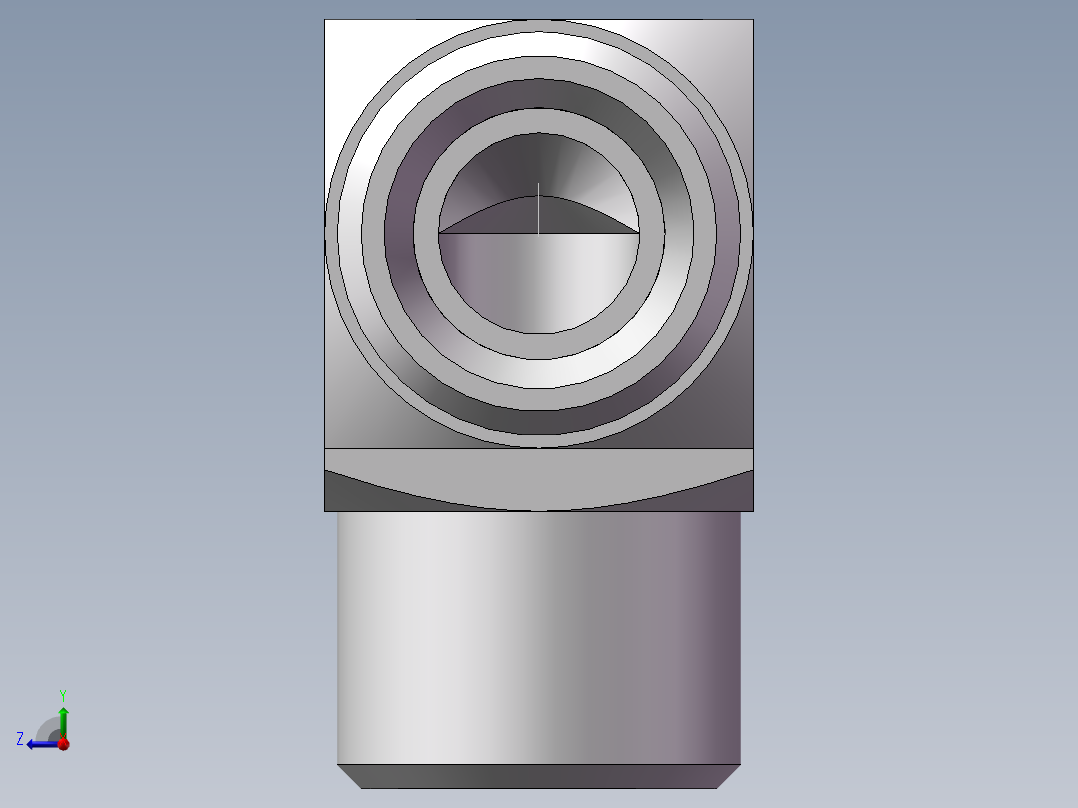 弯接头-W、1C9-16右视图