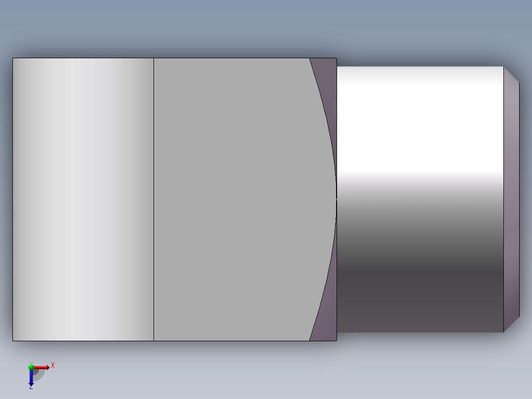 弯接头-W、1C9-16俯视图