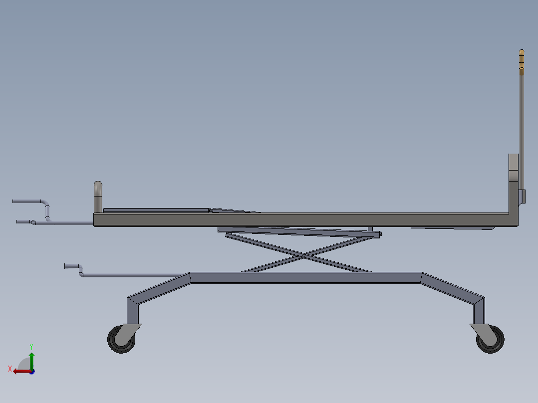 护理床(7)后视图