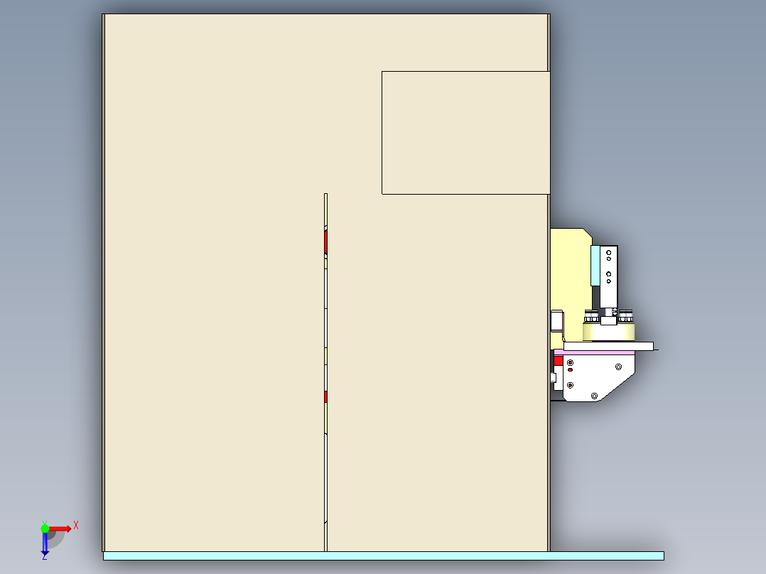 BQ-400 手机壳标签自动贴合机俯视图