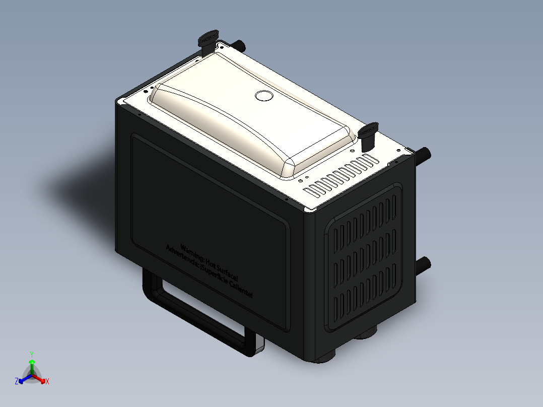 烤箱(10)正等轴测图