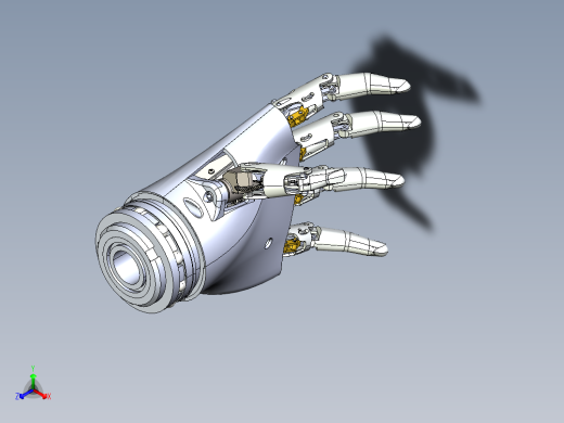 仿生机械手机械臂bionic-hand-concept STP