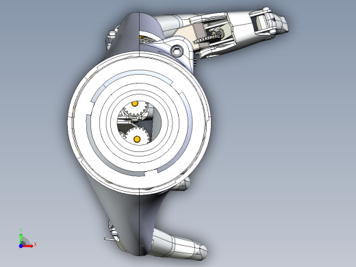 仿生机械手机械臂bionic-hand-concept STP前视缩略图