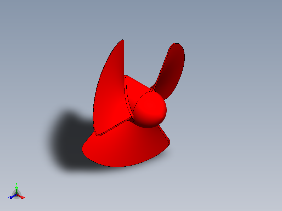 SolidWorks 教程：如何建模风扇叶片 _ CAD 初学者分步指南正等轴测图