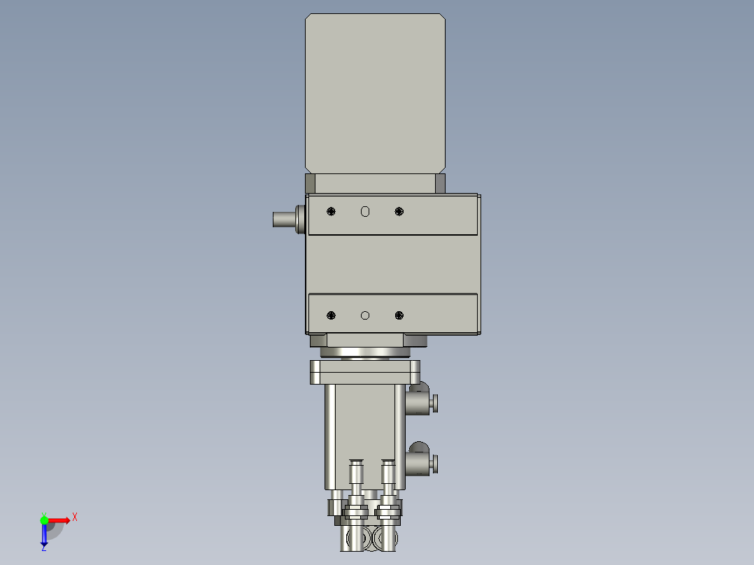 旋转排出机构俯视图
