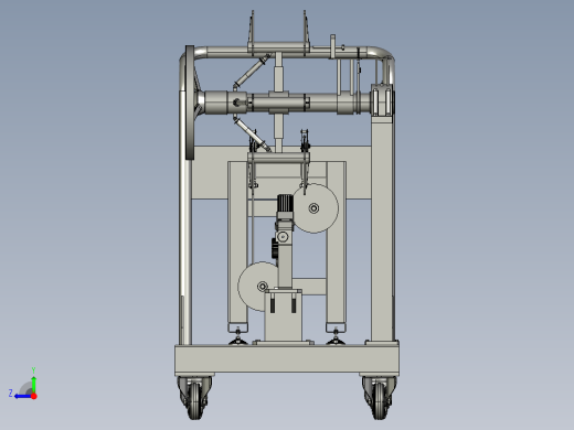 多功能移动送丝机托架工具台右视缩略图
