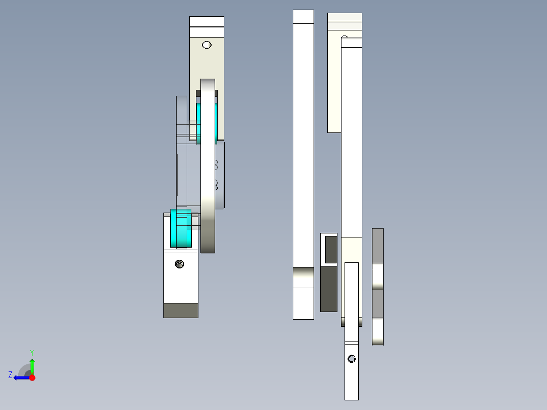 低速输纸机给纸头右视图