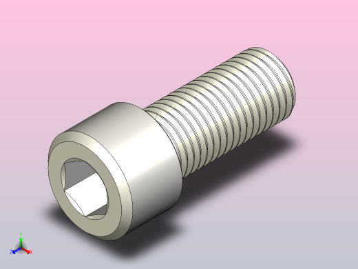 DIN_EN_ISO_4762_M30x70.ipt内六角螺钉