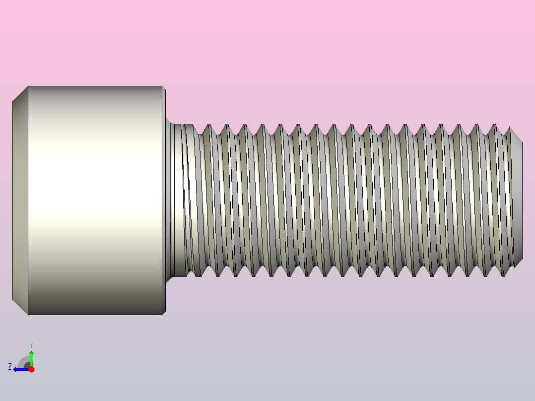 DIN_EN_ISO_4762_M30x70.ipt内六角螺钉右视图