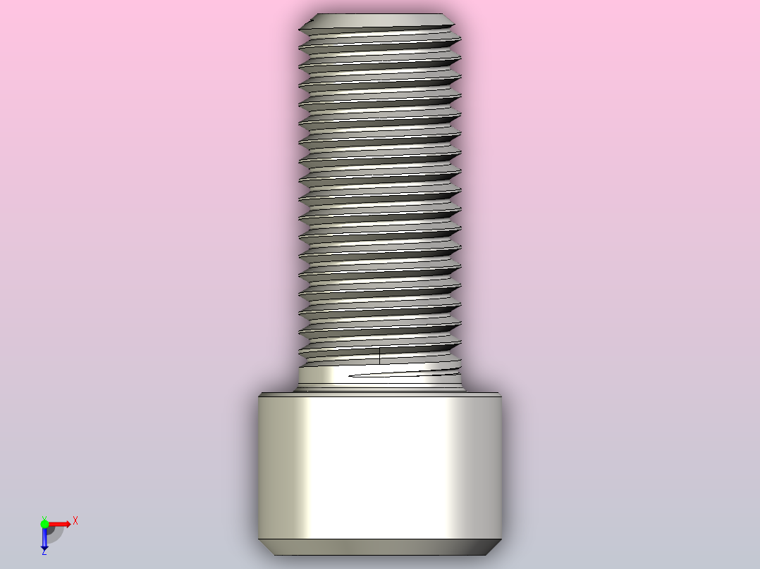 DIN_EN_ISO_4762_M30x70.ipt内六角螺钉俯视图