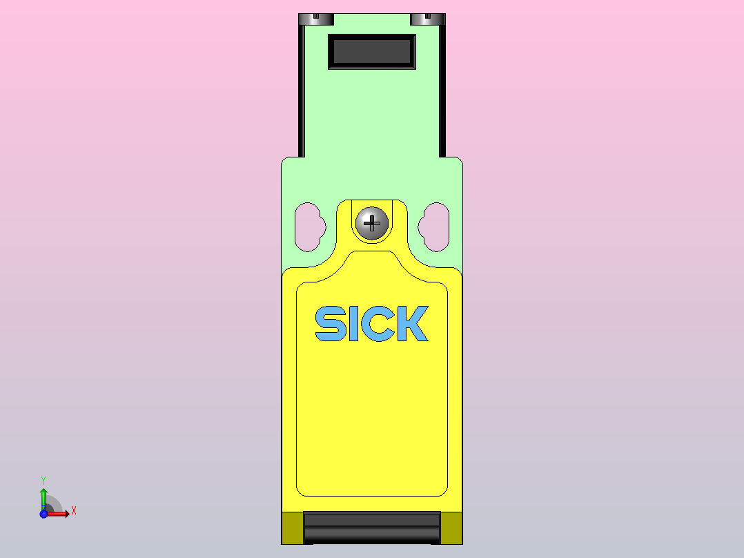 西克SICK安全开关I12-SB前视图