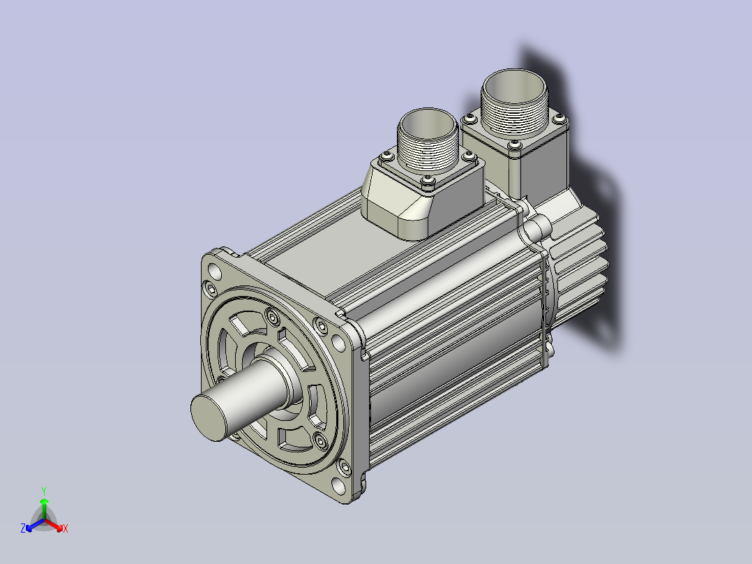GYS富士伺服电机 gys152d5_rb2主视图