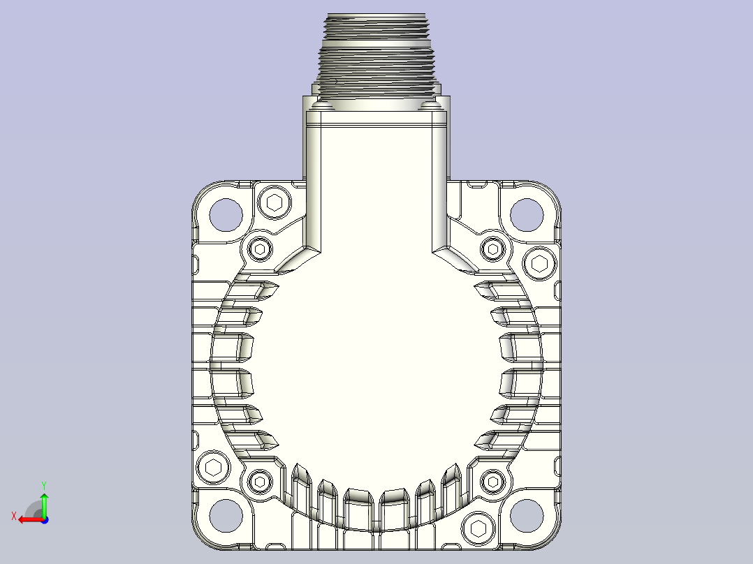 GYS富士伺服电机 gys152d5_rb2后视图
