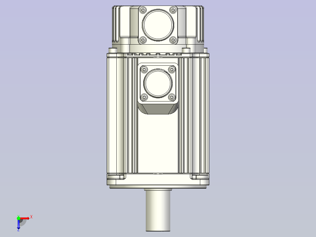 GYS富士伺服电机 gys152d5_rb2俯视图
