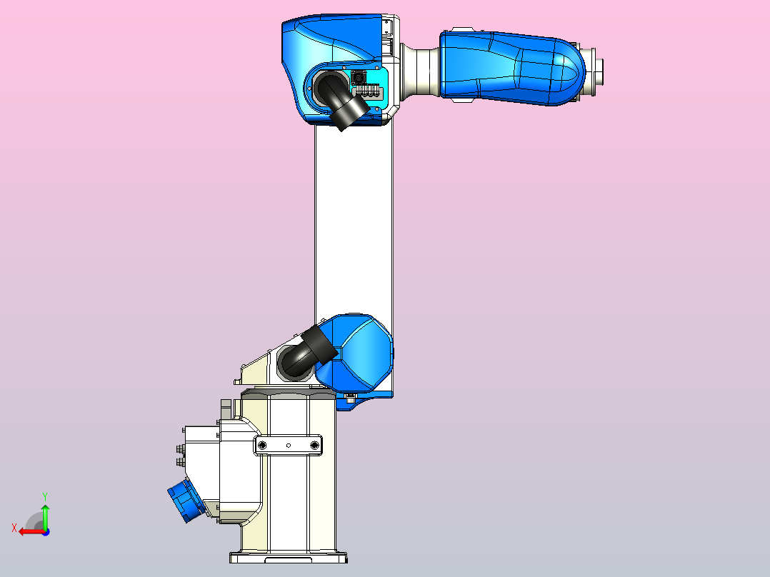 垂直多关节机器人 TVL700后视图