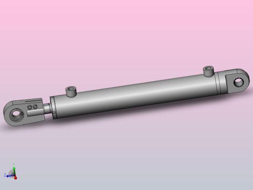 液压油缸HSG-40X25-CA 基本型圆型工程油缸[HSG-40x25-300-CAI]