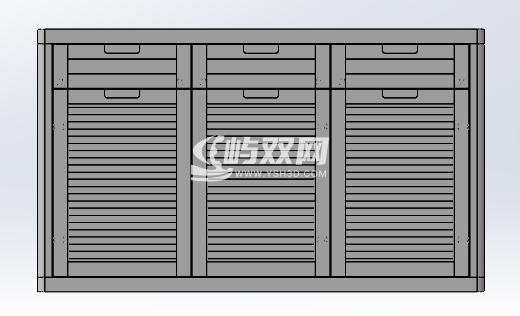 常用鞋柜模型