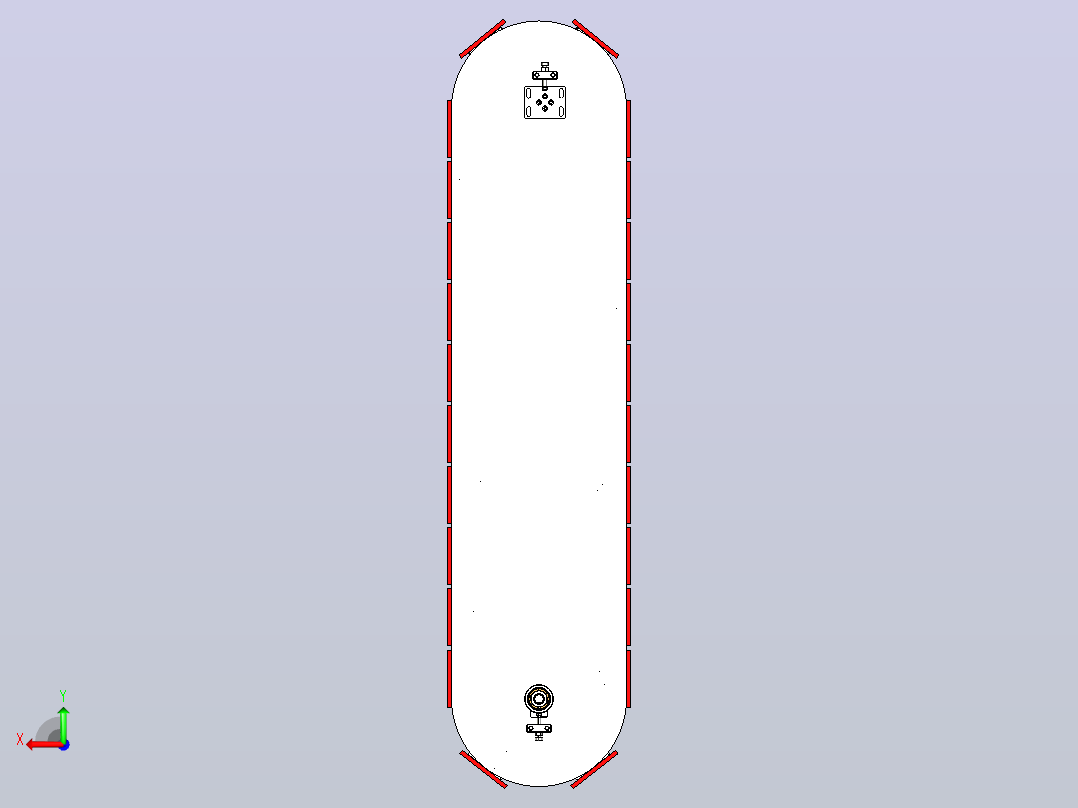 BQ351-10-链条-大板环轨，圆轨后视图