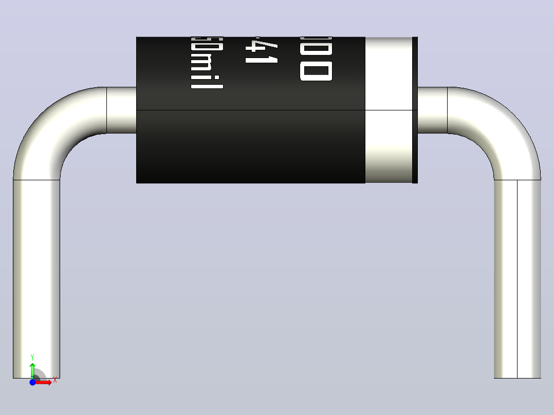 轴向二极管外壳DO-41_Max_350mil_rev1.0.zip.zip前视图