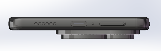 华为Pura70Pro+魅影黑三维模型缩略图