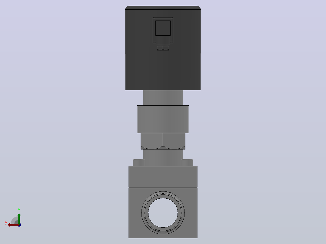 ZCG系列高压电磁阀[ZCG-16.0-40-F-B-K]通径40mm后视图