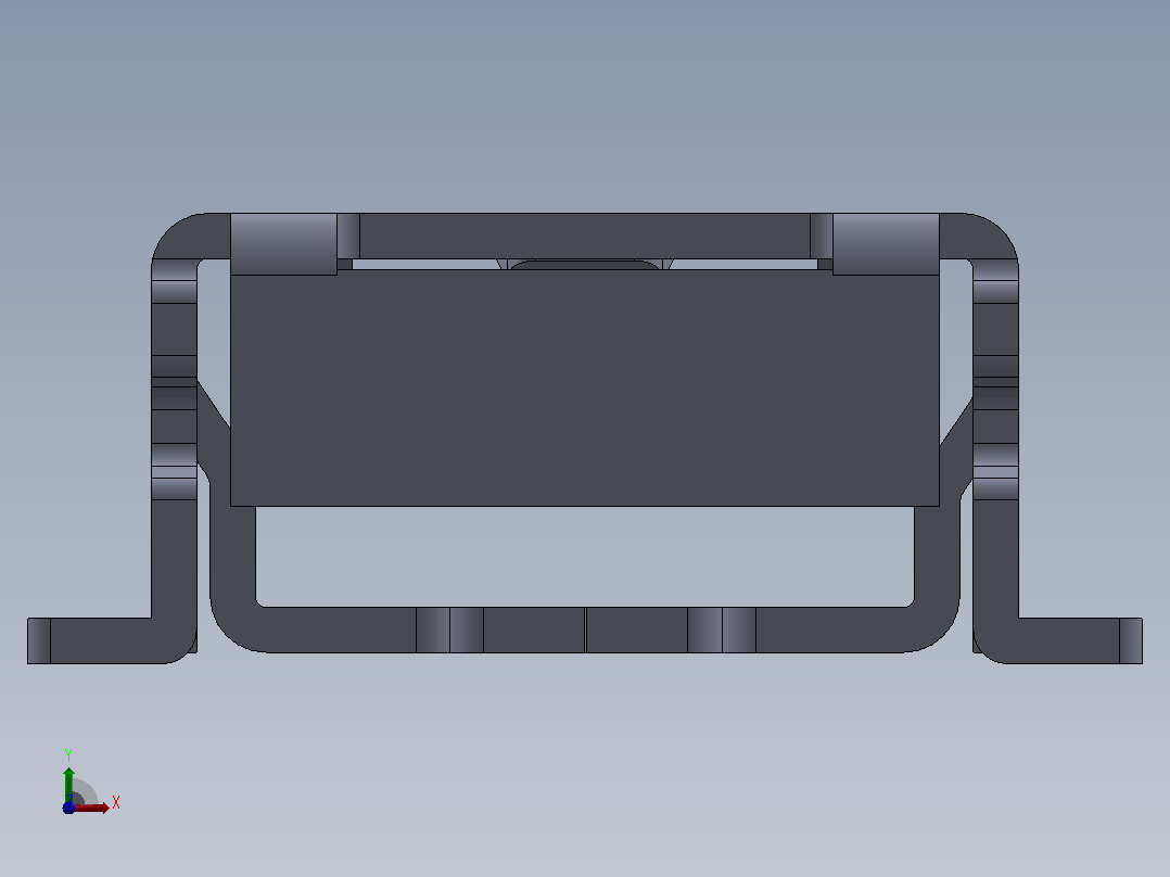 manifold_solid_brep_58346_1_1接口，插口，卡槽，网络插口前视图