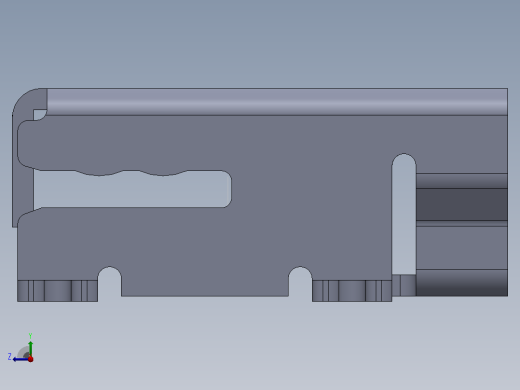 manifold_solid_brep_58346_1_1接口，插口，卡槽，网络插口右视缩略图