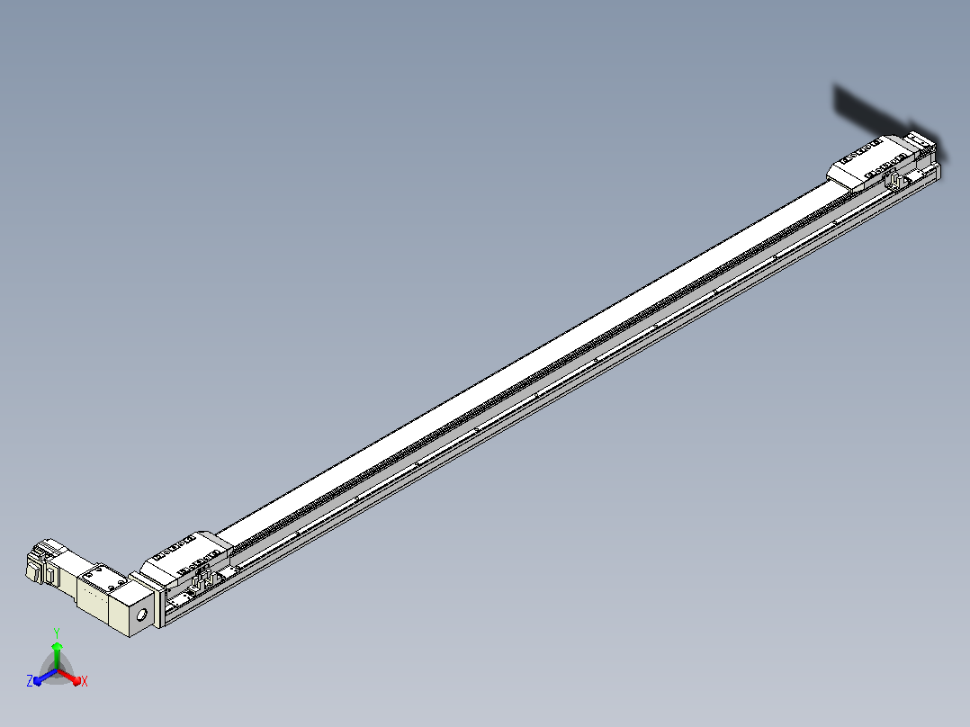 皮带直线轴双滑块型TPA-GCBS-50-P42-L500-DR-M10-N3主视图