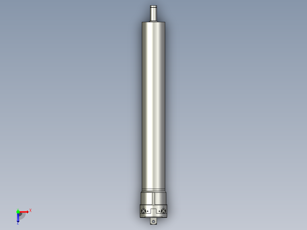 SM35S标准型管状电机[SM35S-10-17]俯视图