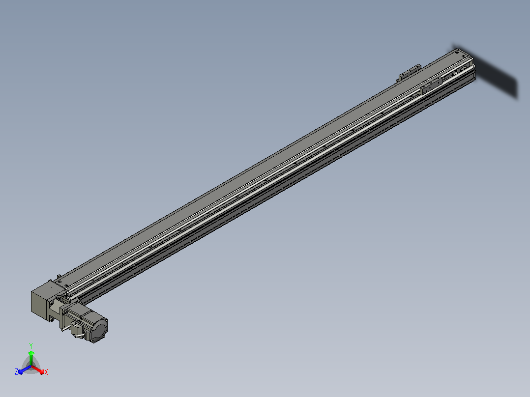 MT75BT半封闭皮带滑台[MT75BT.L80.1200.LT.P40.C3]主视图