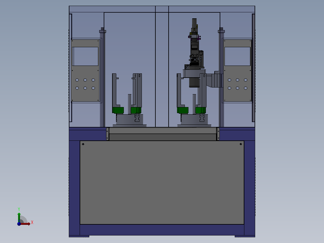 保温杯嘴焊接设备sw17可编辑前视图