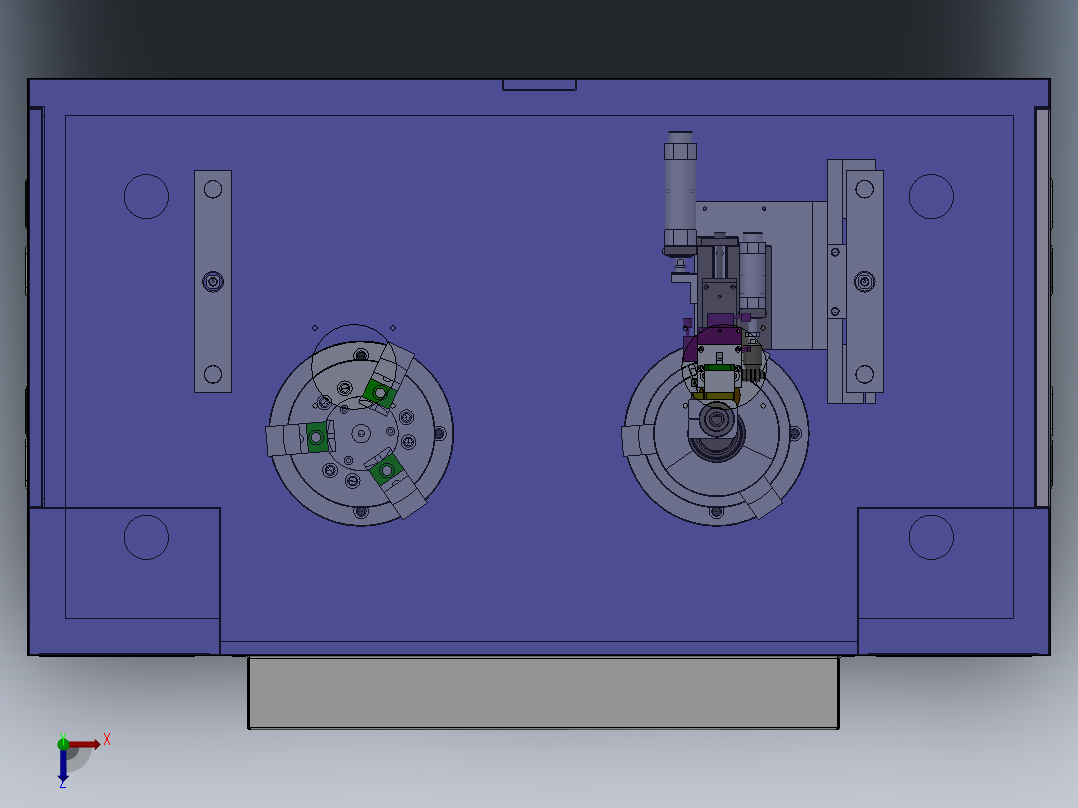 保温杯嘴焊接设备sw17可编辑俯视图