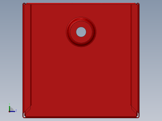 SolidWorks 工具盒图纸左视缩略图