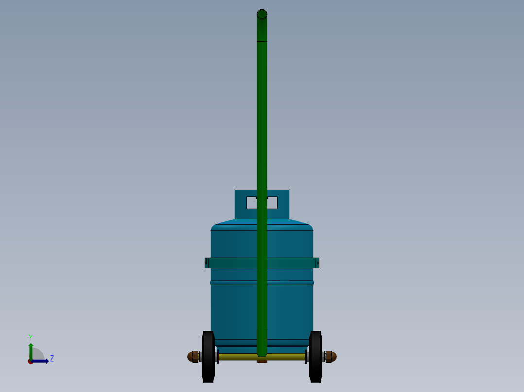 液化气罐搬运车搬运设备SW2010左视图
