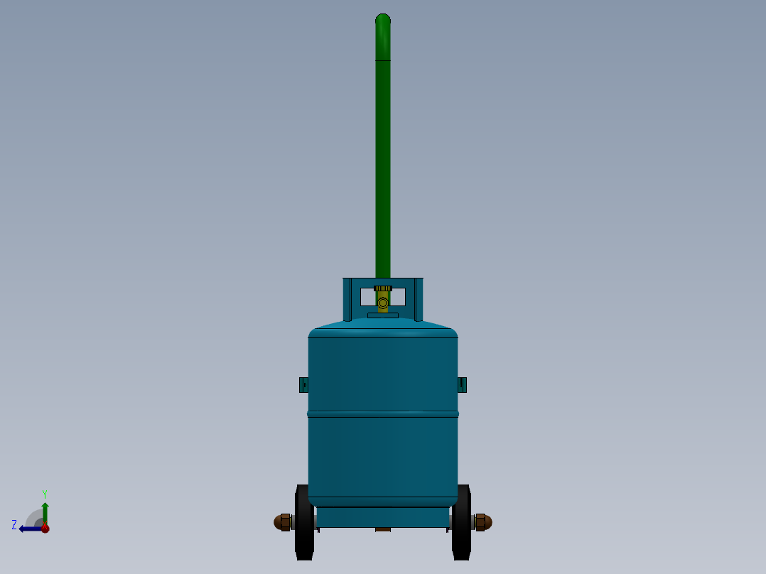 液化气罐搬运车搬运设备SW2010右视图