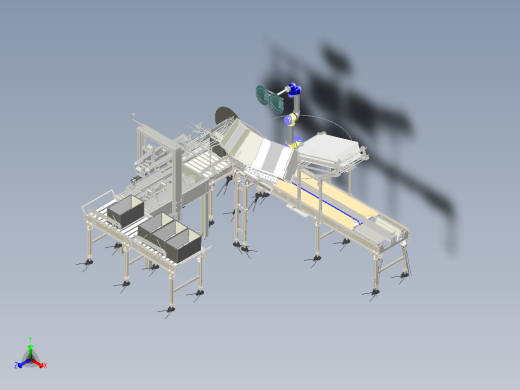 包装线正等轴测缩略图