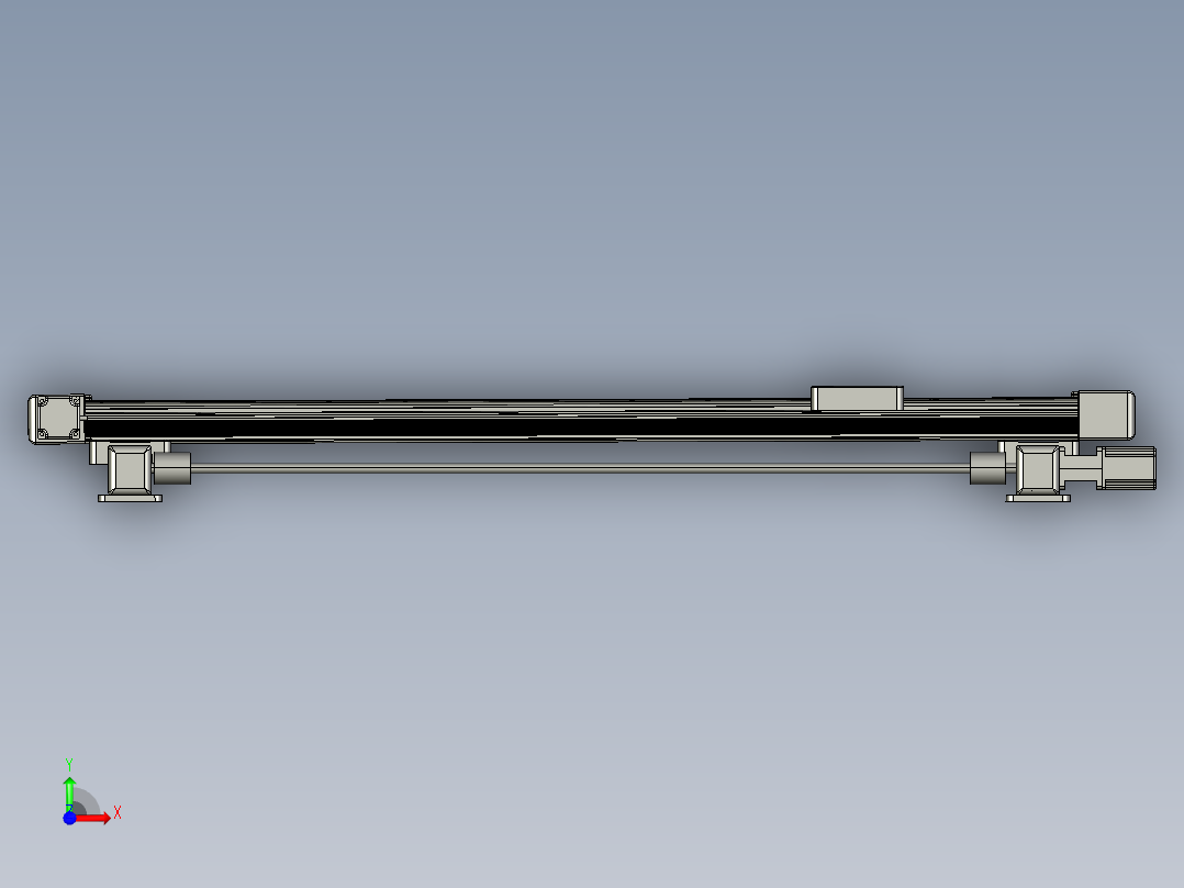 JD60C模组 工字形XY平躺前视图