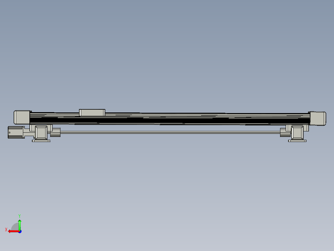 JD60C模组 工字形XY平躺后视图