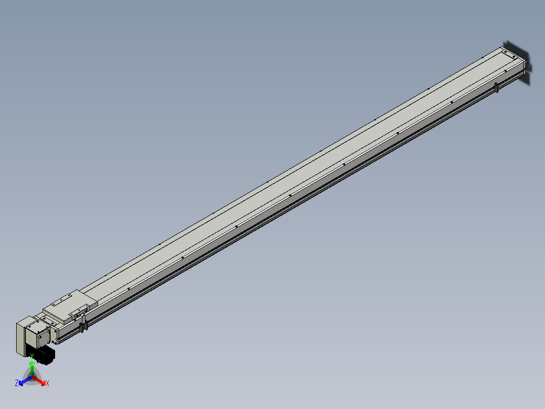 Toyo东佑达直线模组-ECB14-2300-LD主视图