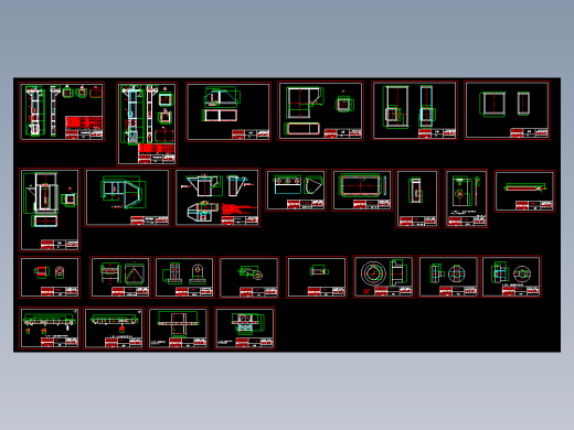 D250斗式提升机全套制作图