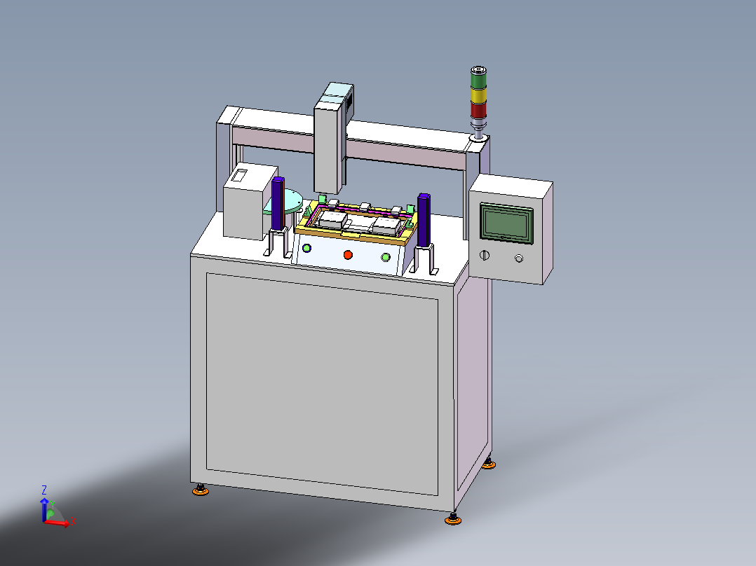 笔记本电脑外框自动锁螺丝机主视图