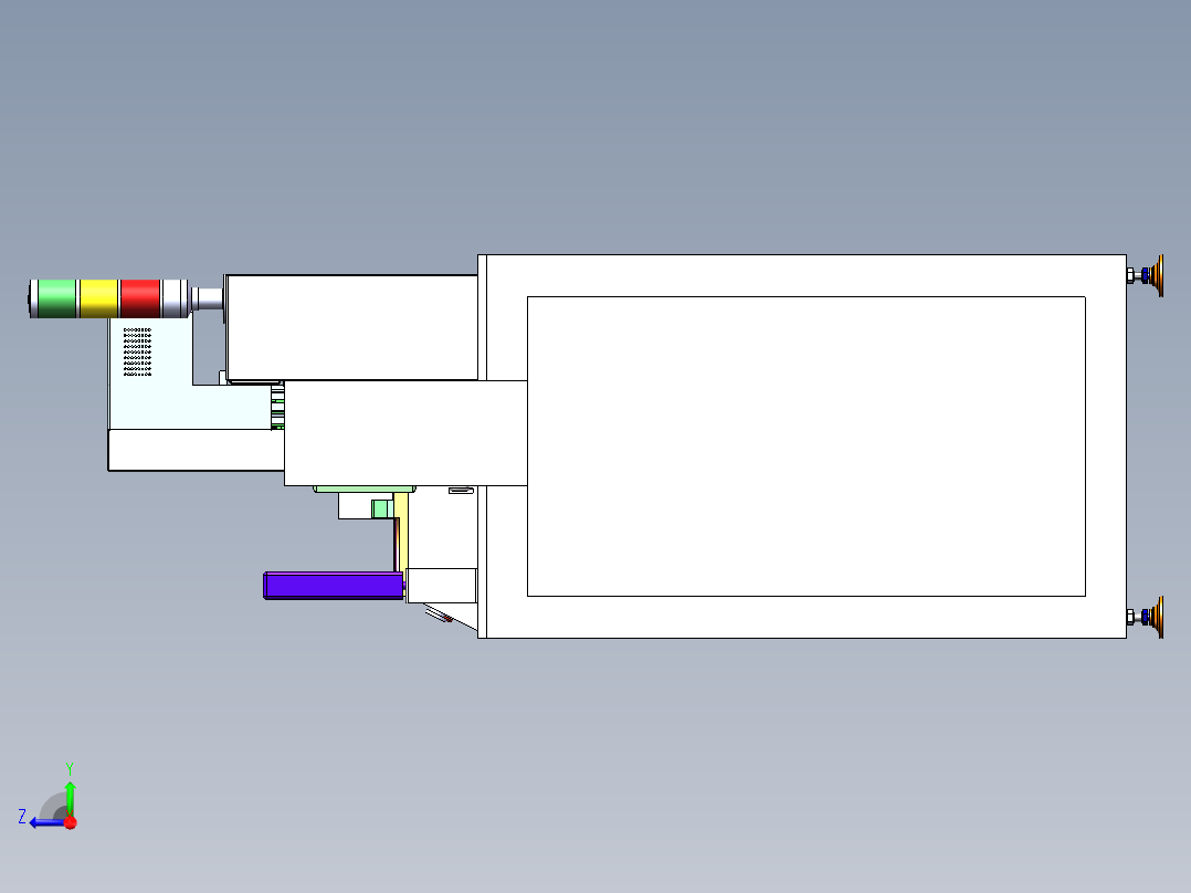 笔记本电脑外框自动锁螺丝机右视图