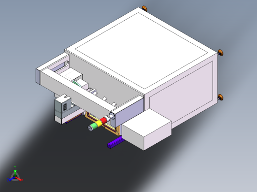 笔记本电脑外框自动锁螺丝机正等轴测缩略图