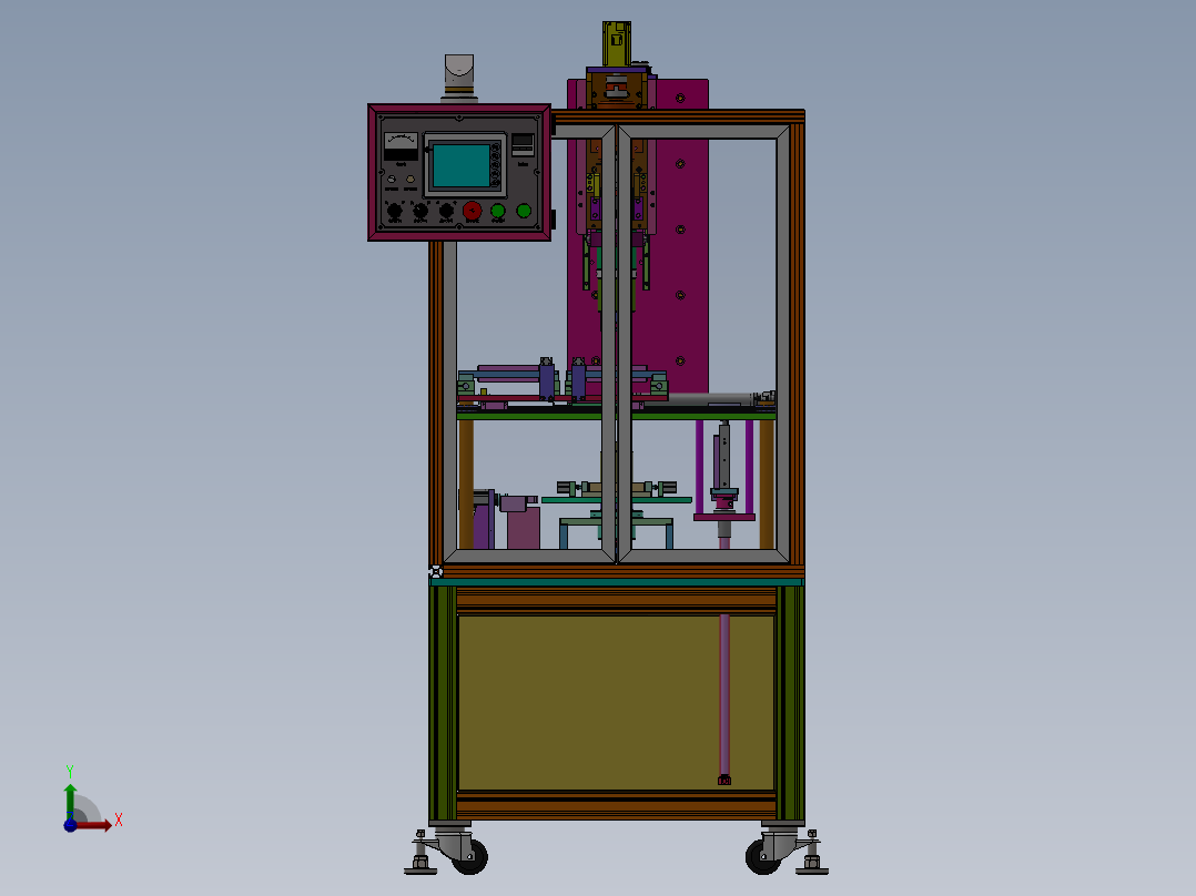 2022.10月-盖子泄露测试工装sw18可编辑前视图