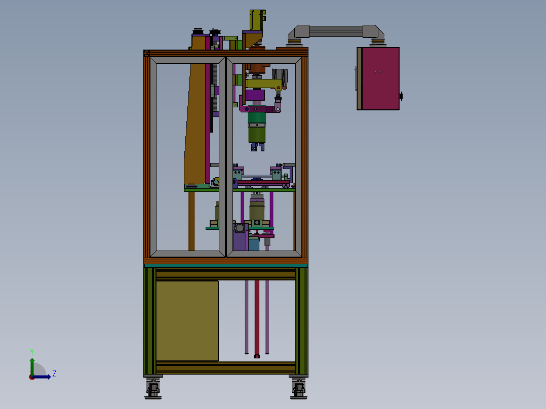 2022.10月-盖子泄露测试工装sw18可编辑左视图