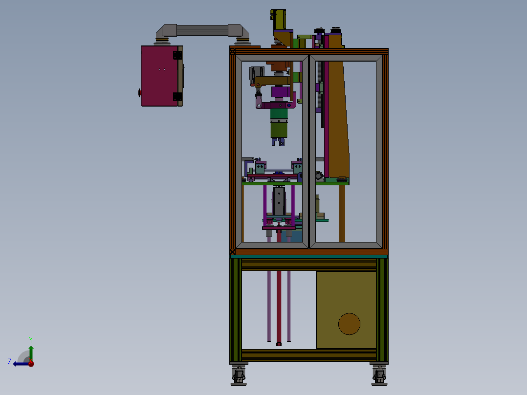 2022.10月-盖子泄露测试工装sw18可编辑右视图