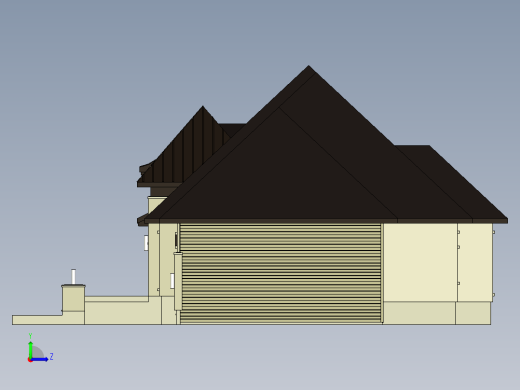 房子左视缩略图
