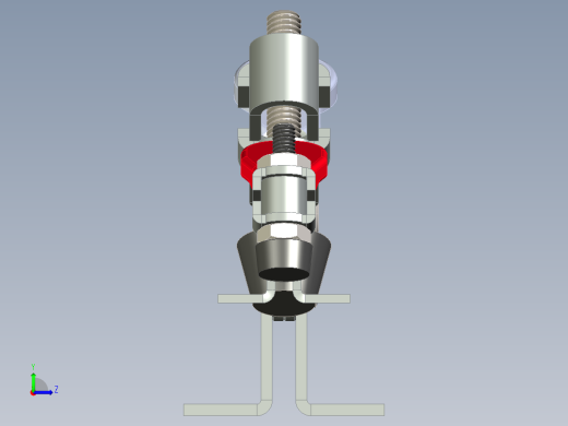 快速夹具水平式夹钳左视缩略图