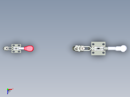 快速夹具水平式夹钳俯视缩略图